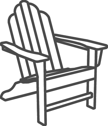 Gracious living contour on sale adirondack chair 11549